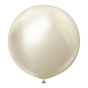 Белое золото, Зеркальные шары / Mirror White Gold, латексный шар