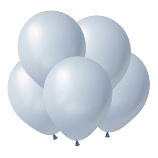 Нежно-голубой Макарнос, Пастель / Blue, латексный шар