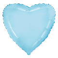 Сердце Светло-голубой / Baby Blue, фольгированный шар
