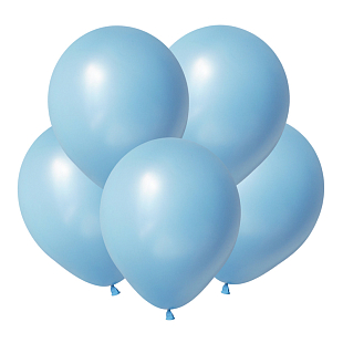 Голубой, Пастель /  Light blue, латексный шар