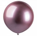 Хром Розовый Металл / Shiny Pink, латексный шар