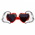 Карнавальные очки "Сердце в ручках" 