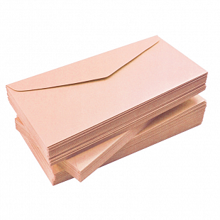 Набор конвертов из дизайнерской бумаги, Нежно-розовый