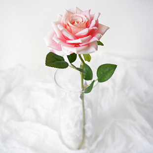 Роза искусственная, Персиковая