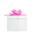 Подарочный Бант-шар "Идеал" Розовый Макаронс