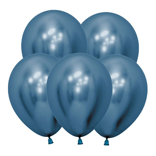 Рефлекс Синий (Зеркальные шары) / Reflex Blue, латексный шар