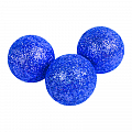 Набор Синих глиттерных шаров из пенопласта