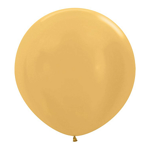 Золото, Метал /Gold R, латексный шар