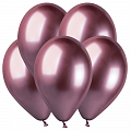 Хром Розовый 91, Металл / Shiny Pink 91, латексный шар