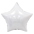 Звезда Белая / White, фольгированный шар