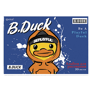 Альбом для рисования "Duck", 20 л.