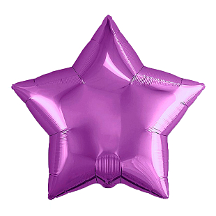 Звезда Пурпурный, фольгированный шар