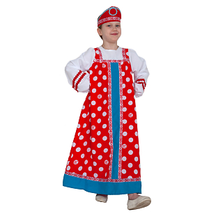 Карнавальный костюм "Аленушка в красном"