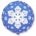 Снежинка (дизайн ООО БРАВО), фольгированный шар