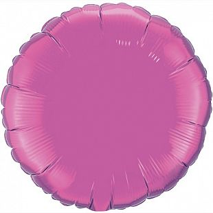 Круг Лиловый / Purple, фольгированный шар