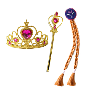 Набор карнавальный "Принцесса" ободок и палочка