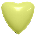 Сердце Мистик Лимон, фольгированный шар