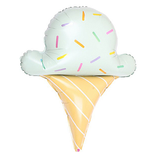 Мороженое, фольгированный шар