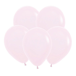 Нежно-розовый, Пастель Матовый (Макаронс) / Pink, латексный шар