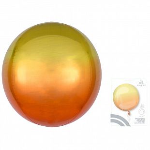 Сфера 3D Омбре Желтый и Оранжевый в упаковке / Ombré Orbz Yellow & Orange