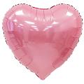 Сердце Нежно-розовое / Baby Pink, фольгированный шар