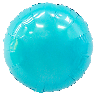 Круг Нежно-голубой / Baby Blue, фольгированный шар