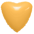 Сердце Мистик Абрикос, фольгированный шар