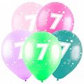 Цифра "7", Ассорти Пастель, 5 ст. 