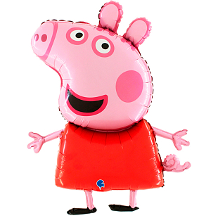 Свинка Пеппа / Peppa Pig, фольгированный шар