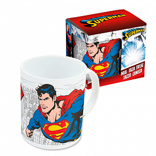 Кружка керамическая в подарочной упаковке "Супермен" Сити / Superman 