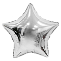 Звезда Серебро / Silver, фольгированный шар