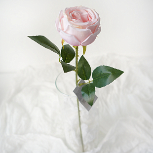 Роза искусственная, Нежно-розовая