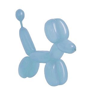 ШДМ Голубой, Пастель / Light blue, латексный шар