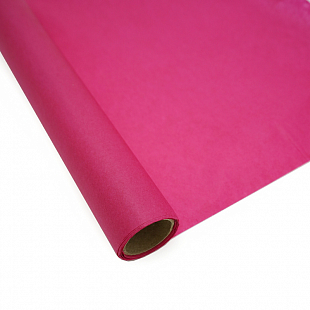 Бумага оберточная (тишью) Ярко-розовая / рулон 