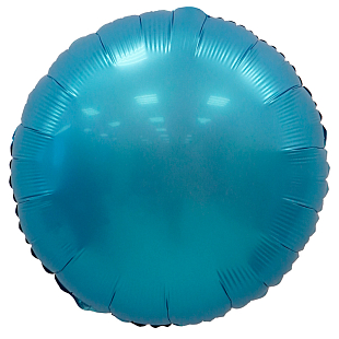 Круг Мистик Синий / Chrome Blue, фольгированный шар