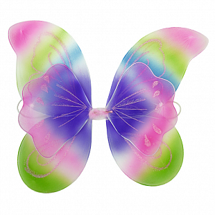 Крылья "Бабочка" Разноцветный неон 