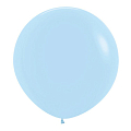 Нежно-голубой, Пастель Матовый (Макаронс) / Blue, латексный шар