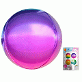 Сфера 3D Радужный фиолетово-синий в упаковке