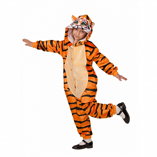 Карнавальный костюм "Тигрочка кигуруми"