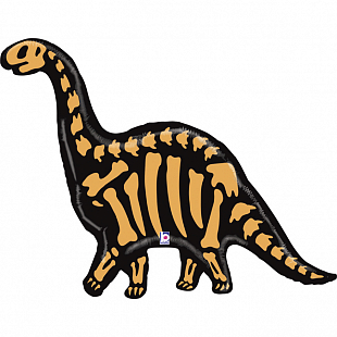 Динозавр Бронтозавр, фольгированный шар