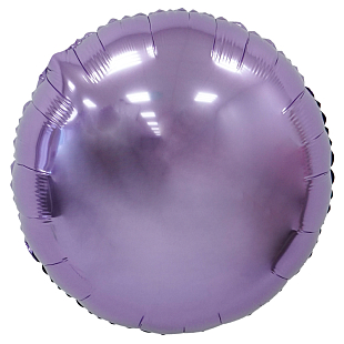Круг Сиреневый / Purple, фольгированный шар