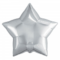 Звезда Серебро, фольгированный шар