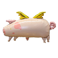 Свинка с крыльями, фольгированный шар