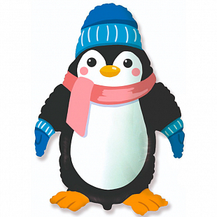 Пингвин, фольгированный шар