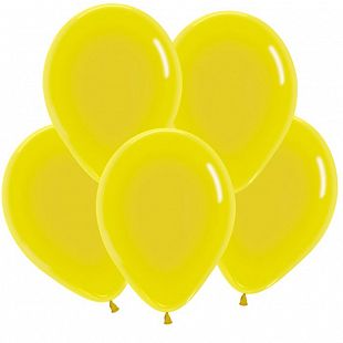 Желтый, Кристал / Yellow / Латексный шар