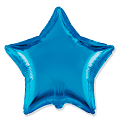 Звезда Синий / Blue, фольгированный шар