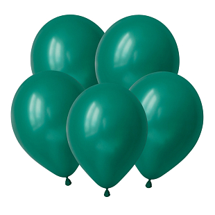Зеленый, Металл / Green, латексный шар