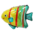 Радужная рыбка, фольгированный шар