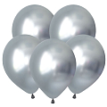 Серебро, Зеркальные шары / Luster Silver, латексный шар