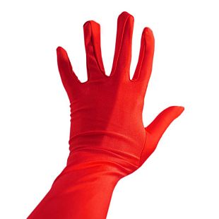 Карнавальные перчатки Красные, длинные 